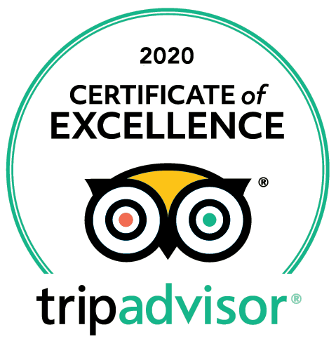 Tripadvisor certificate of Excellence